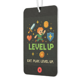 Level Up Gamer Air Freshener – Pixel Retro Style Autolufterfrischer