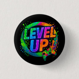 Level Up, Gamer-themed Button