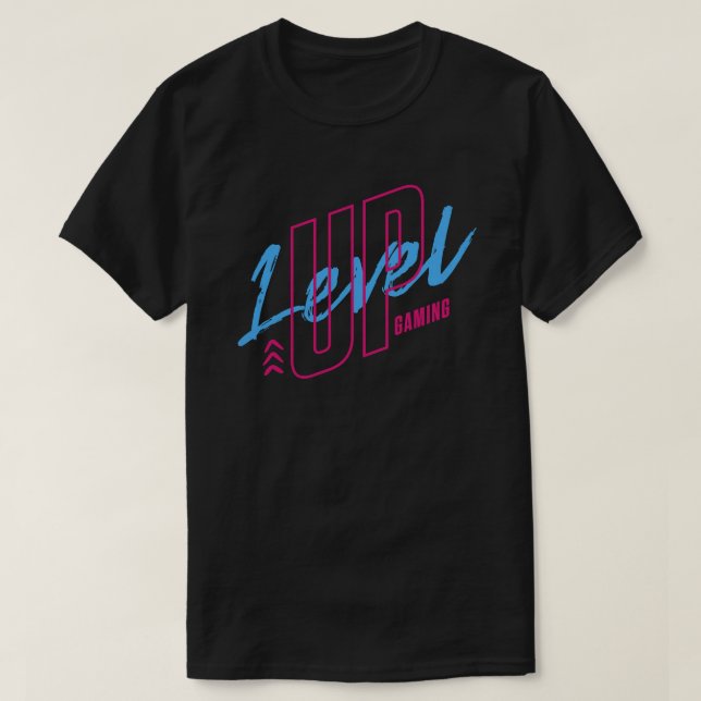 Level-Up-Gaming | Lässiger T - Shirt (Design vorne)