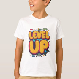 Level Up! Gaming-Motivation & Leistung T-Shirt