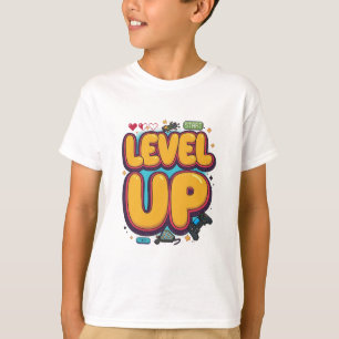 Level Up! Gaming-Motivation & Leistung T-Shirt