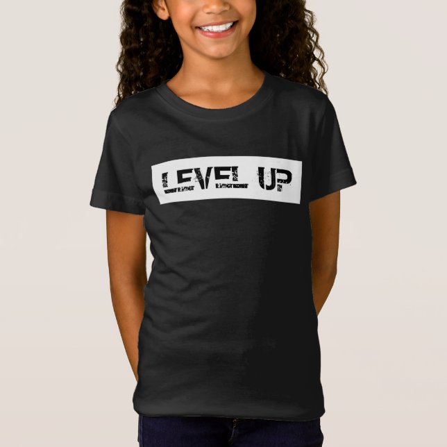Level Up Inspiration / Motivierend Sprichwort T-Shirt (Vorderseite)