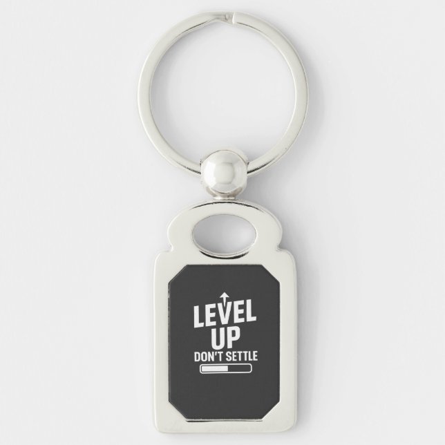Level-Up lässt sich nicht regeln Schlüsselanhänger (Vorderseite)