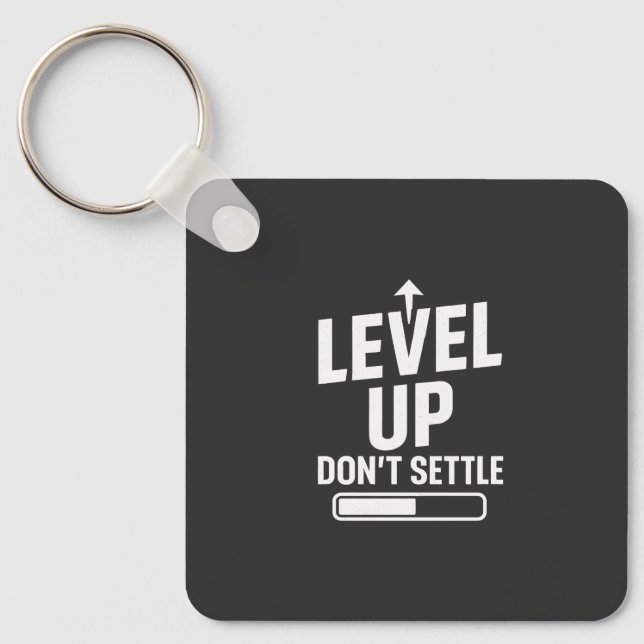 Level-Up lässt sich nicht regeln Schlüsselanhänger (Vorderseite)
