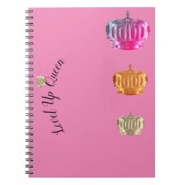 Level Up Queen Notebook Notizblock
