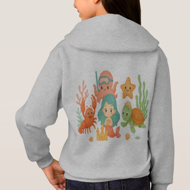 Level Up Style: Retro Gamer Hoodie  (Rückseite)