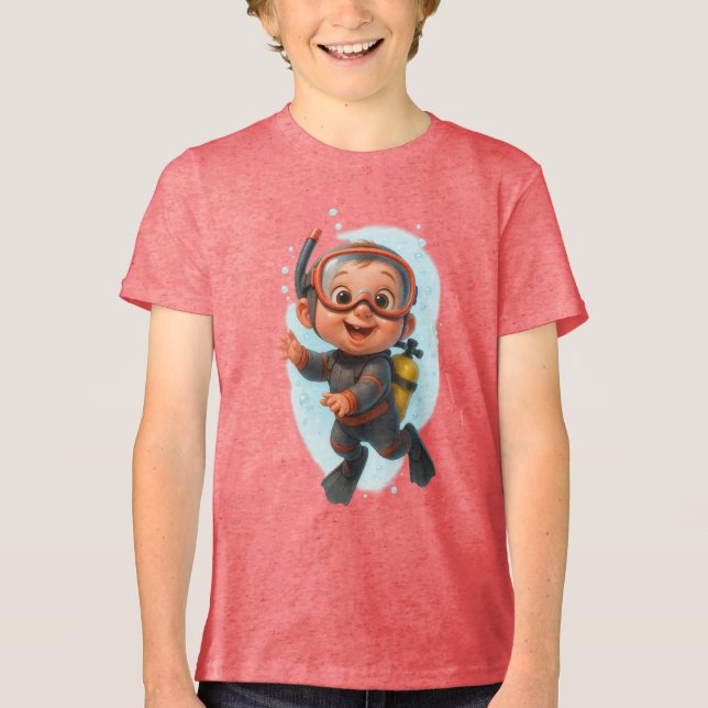 Level Up Style: Retro Gamer   Tri-Blend Shirt (Vorderseite)