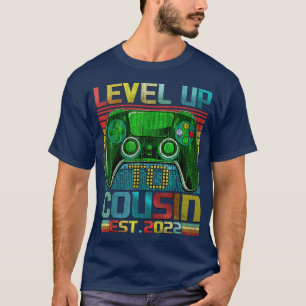 Level Up to Cousin Crew 2022 Schwangerschaft Baby T-Shirt