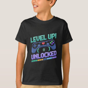 Level Up Unlocks Gaming Trend Kids T - Shirt