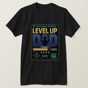 Level-Up-Vater-Gaming-T - Shirt Unverschlossene