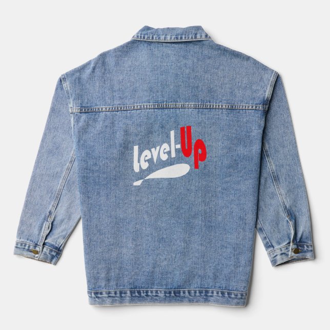 Level-Up xL Jeansjacke (Rückseite)