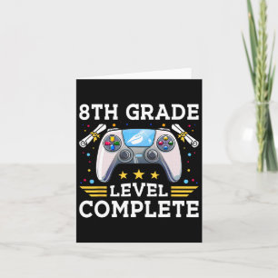 Level vollständige Gamer Kids Cl of 2025 Boy Karte