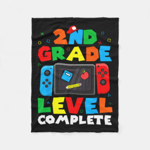 Level-Vollständiges Videospiel Letzten Schultag Fleecedecke