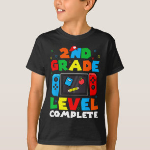 Level-Vollständiges Videospiel Letzten Schultag T-Shirt
