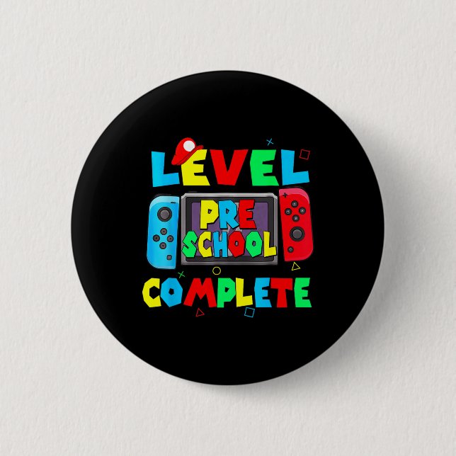 Level Vorschule Komplett Letzter Schultag Video  Button (Vorderseite)
