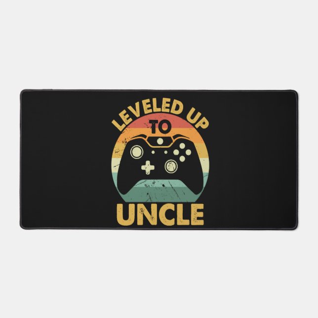 Leveled Up to Uncle Schreibtischunterlage (Vorderseite)