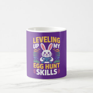 Leveling Up My Egg Hunt Skills Gamer Coffee Mug Kaffeetasse