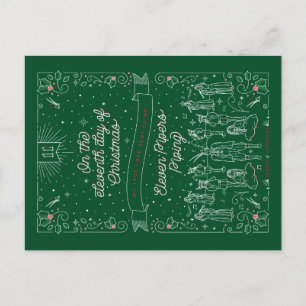 LEVENTTER TAG DER CHRISTMAS / Weihnachtspostkarte Feiertagspostkarte