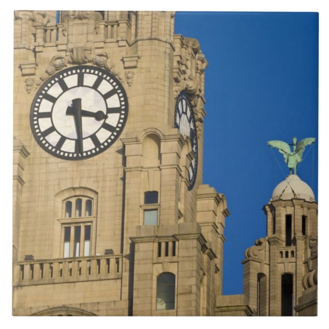 Lever Gebäude, Liverpool, Merseyside, England Fliese (Vorderseite)