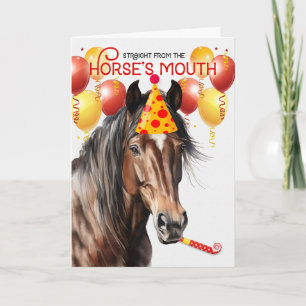 Lever Quarter Horse Funny Geburtstag Karte