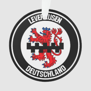 Leverkusen-RundEmblem Ornament