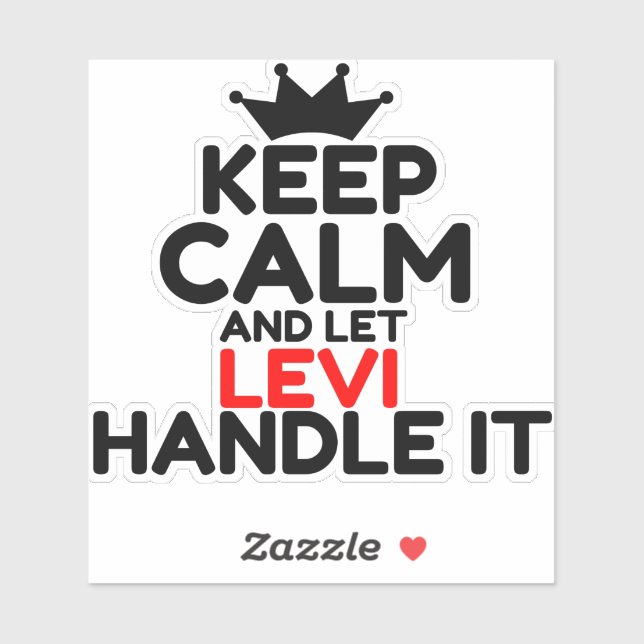 LEVI AUFKLEBER (Blatt)