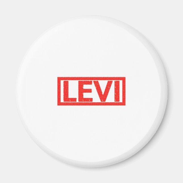 Levi Briefmarke Magnet (Vorne)