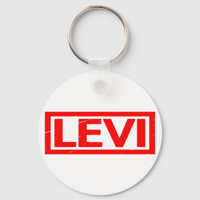 Levi Briefmarke Schlüsselanhänger (Vorderseite)