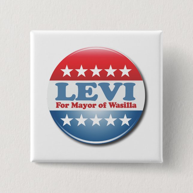 Levi für Bürgermeister Button (Vorderseite)