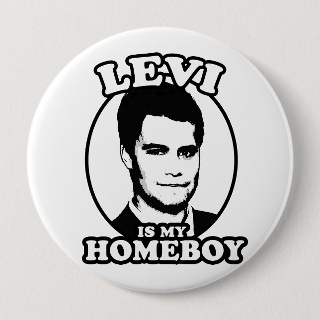 Levi ist mein Homeboy Button (Vorderseite)