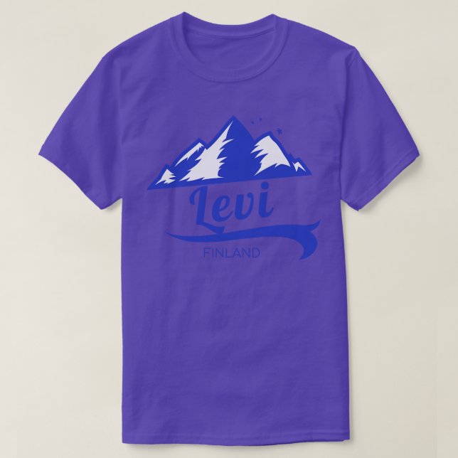 Levi ski Finnland 1 T-Shirt (Design vorne)