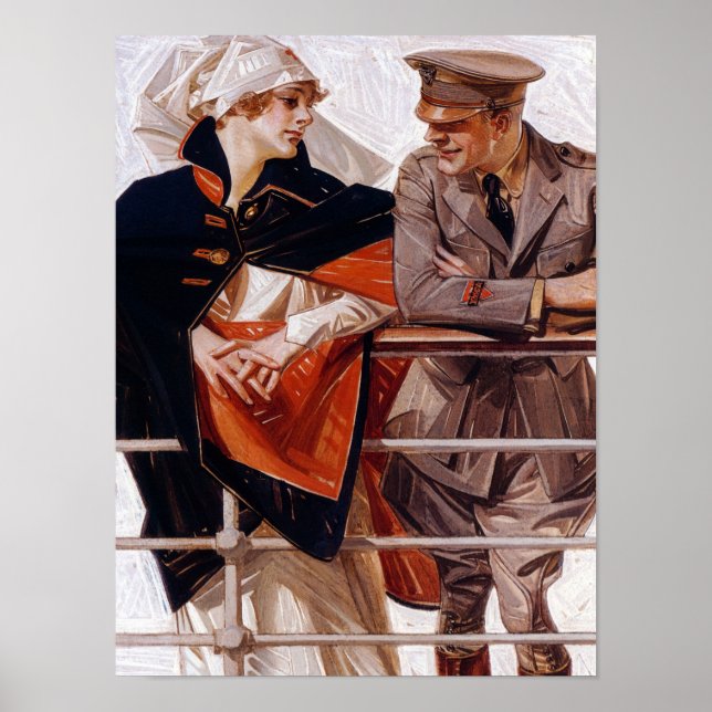Leviathan, 1918 von Joseph Christlich Leyendecker Poster (Vorne)