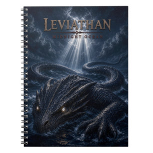 Leviathan Mitternachts-Ozean-Dunkel-Kino Notizblock