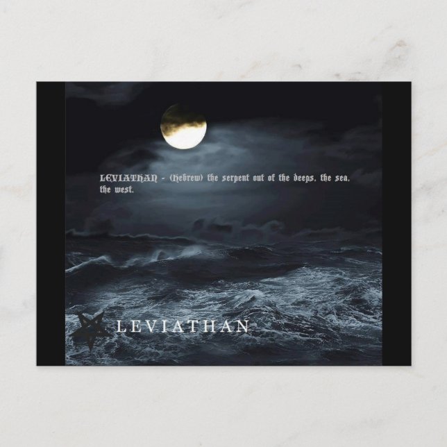 LEVIATHAN POSTKARTE (Vorderseite)