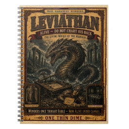 Leviathan, Vintage-Zirkusmonster Notizblock