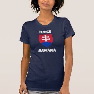 Levice, Slowakei mit Wappen T-Shirt