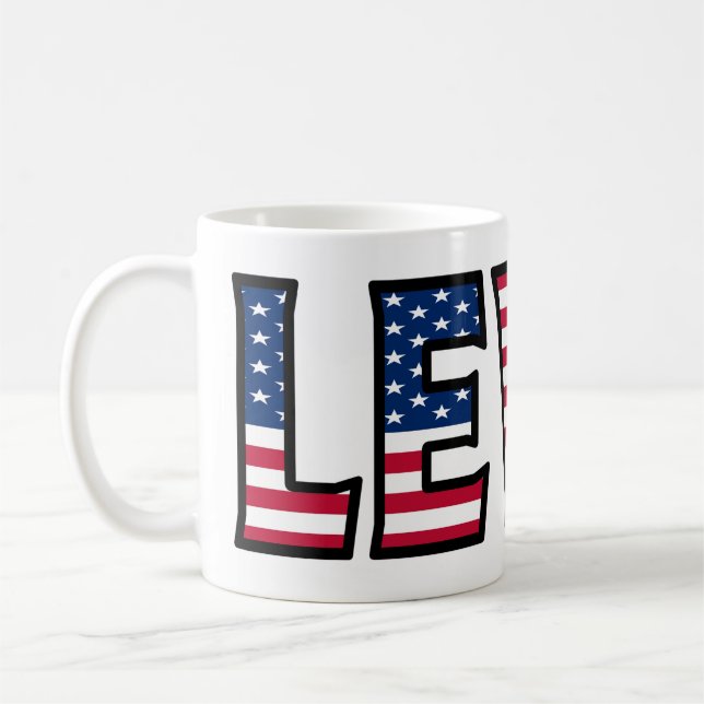 Levin Name Vorname USA styled Tasse Kaffeetasse (Links)