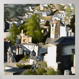 Levissihan Kayakoy Historische Hillside Häuser Kun Poster