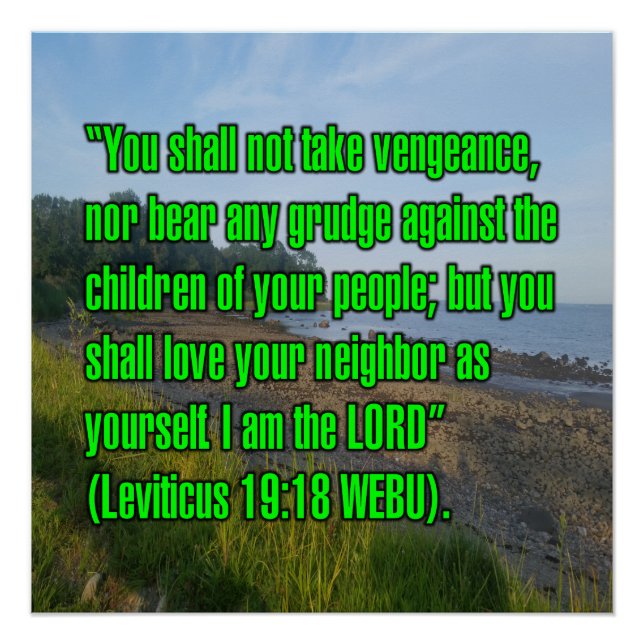 Leviticus 19:18 WEBU Poster (Vorderseite)