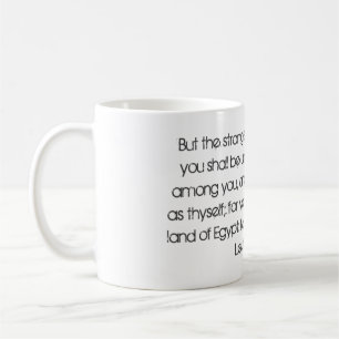 Leviticus 19:34 kaffeetasse