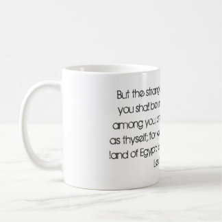 Leviticus 19:34 kaffeetasse