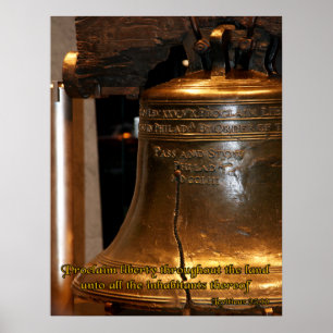 Leviticus Liberty Bell Poster