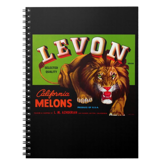 Levon California Melons Notizblock (Vorderseite)