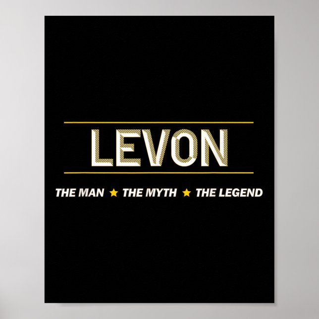 Levon - Der Mann, der Mythos, die Legende _ Männer Poster (Vorne)