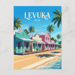 Levuka Historische Hafenstadt Fidschi Postkarte