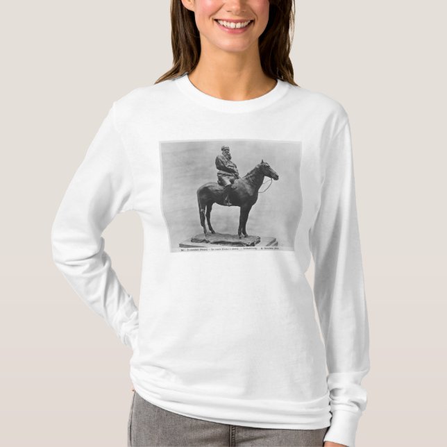 Lew Tolstoi, der Delire reitet T-Shirt (Vorderseite)