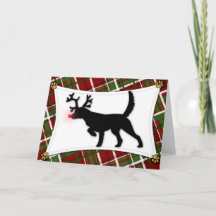 Lewellin Setzer-Ren-Weihnachtskarte Feiertagskarte