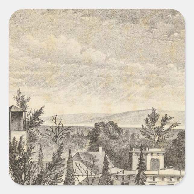 Lewelling Quadratischer Aufkleber (Vorderseite)