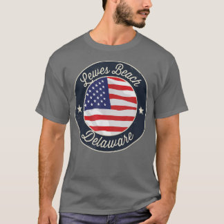 Lewes Beach - Patriotisches Delaware Souvenir T-Sh T-Shirt