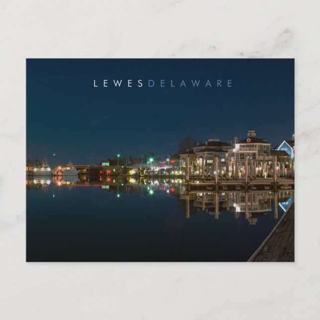 Lewes Delaware. Postkarte (Vorderseite)